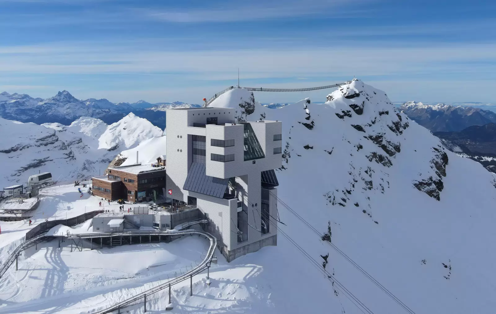 Progetto nuovo ristorante Glacier3000 Mario Botta Architetti
