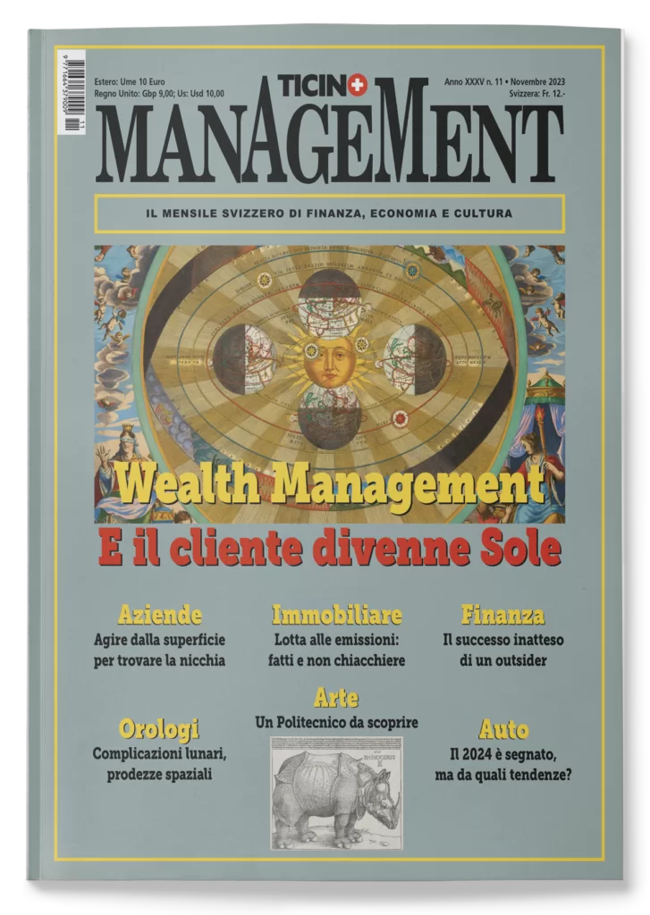 Copertina Ticino Management, Novembre 2023