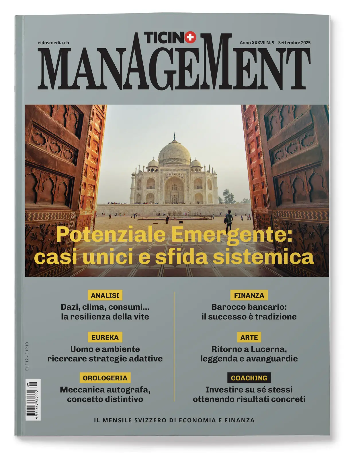 Copertina Ticino Management Settembre 2025