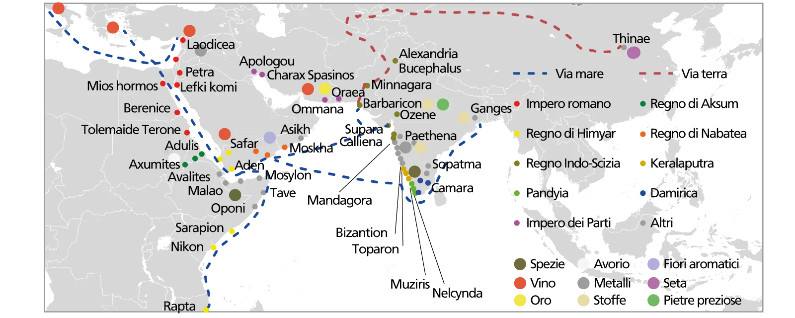 L’impero nel I d.C. e il resto del mondo (India ma non solo)