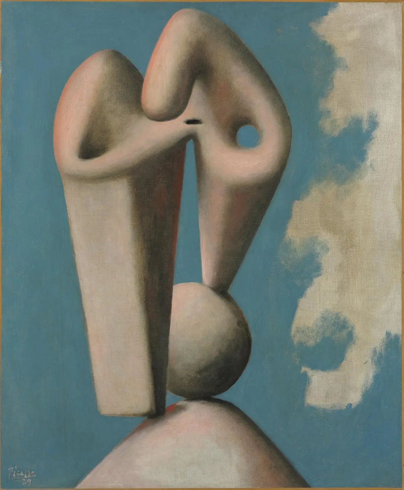 Picasso, Head: Study for a Monument, 1929, olio su tela, 73 × 59,7 cm, Baltimore Museum of Art. © Successió Picasso / 2025, ProLitteris, Zurich.