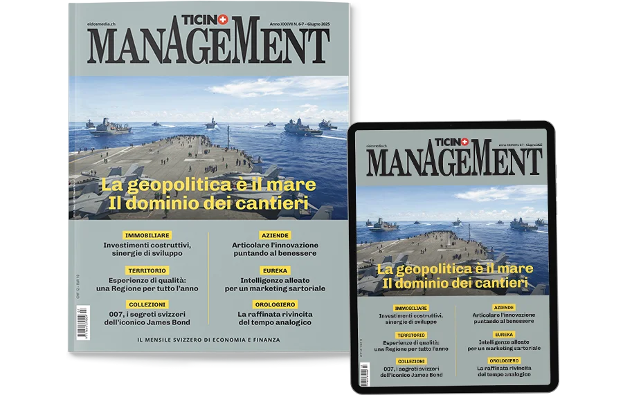 Magazine Cover Ticino Management e Ticino Management Donna