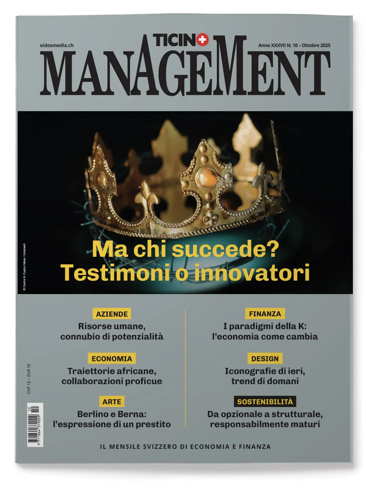 Copertina Ticino Management Ottobre 2025