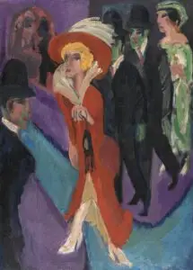 Strasse mit roter Kokotte, © Museo Nacional Thyssen-Bornemisza,Madrid