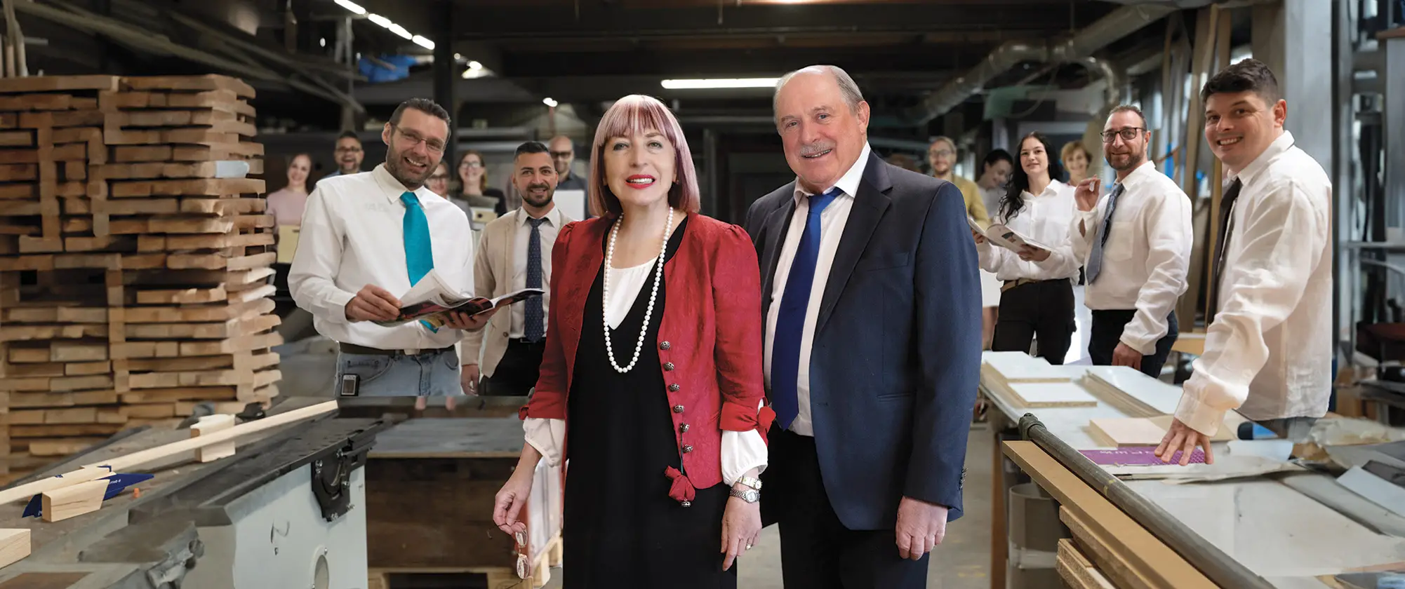 Adelheid ed Edy Bernasconi e il gruppo Podium Industries